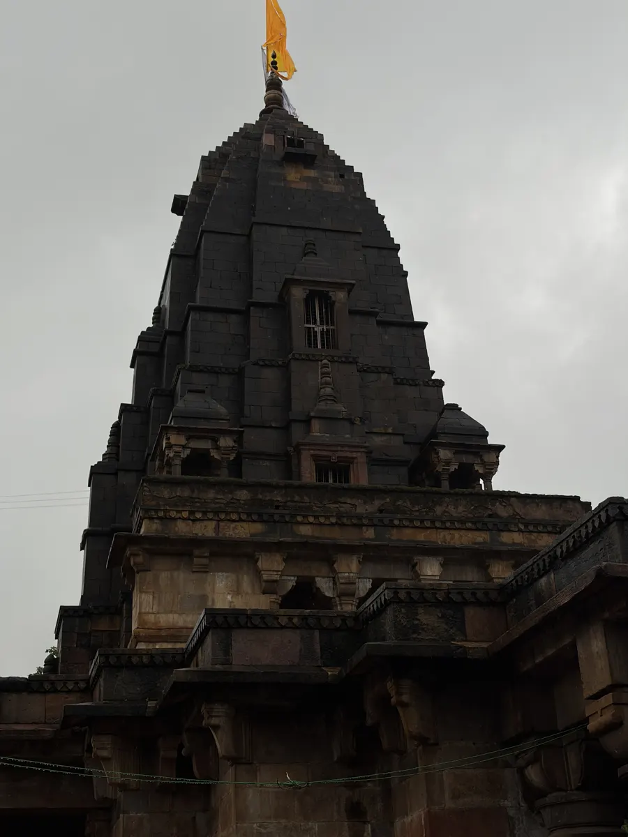 Mamleshwar temple shikhara at Omkareshwar, Madhya Pradesh